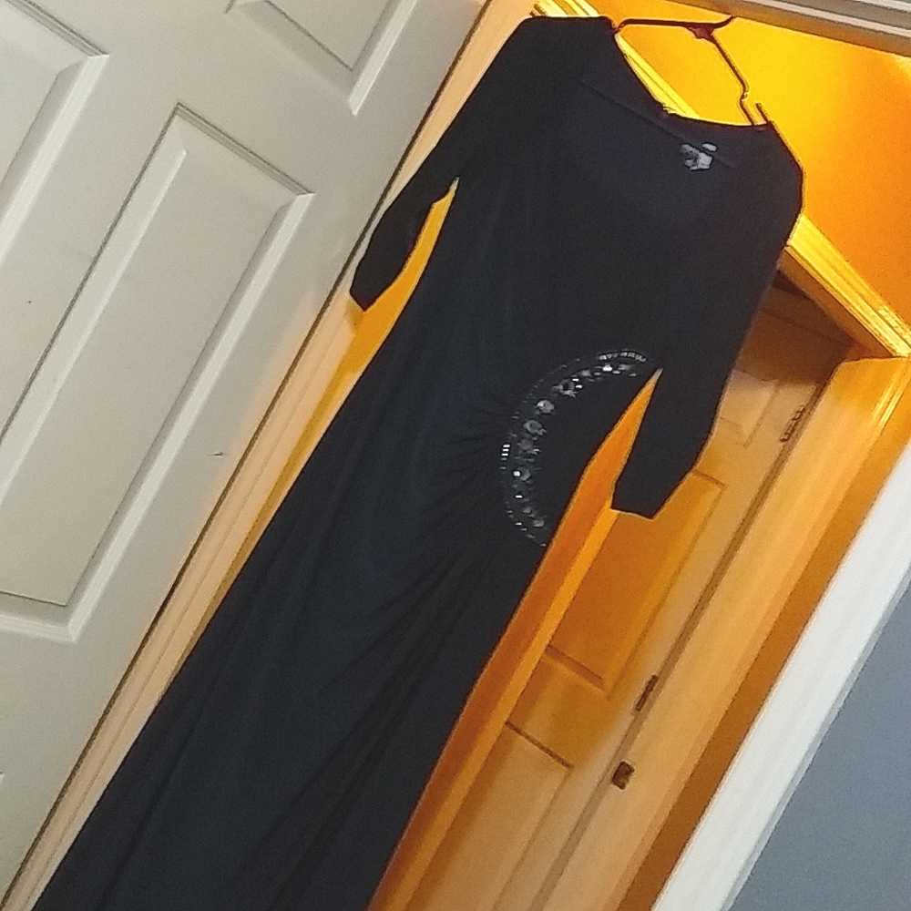 Navy blue Adrianna papell dress